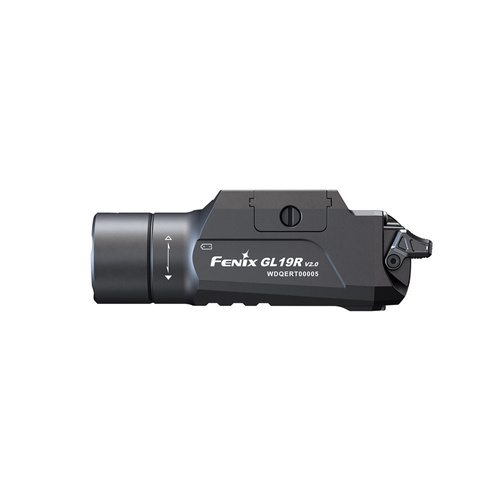Fenix - GL19R V2.0 Tactical Pistol Flashlight - 1200 lm - Picatinny/Glock - Black - GL19R V2.0