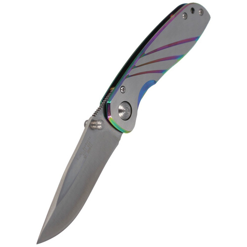 Herbertz Solingen - Rainbow Recurve Folder Knife - 200011