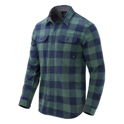 Helikon - Greyman Shirt - Moss Green Checkered - KO-GMN-NS-PG
