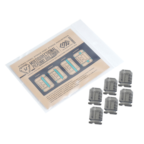 Strike Industries - Picatinny Rail Covers - Strike - 6 pcs - Omni-directional Cable Management System - SI-AR-CMS-MP