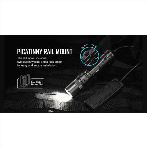 Olight - Tactical Flashlight Odin GL Mini - 1000 Lumens - Picatinny - ODIN-GL-MINI