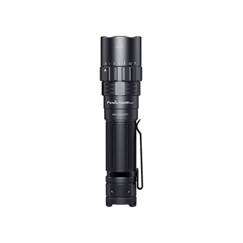 Fenix - PD40R V3.0 Rechargeable LED Flashlight - 3000 lm - 5000 mAh - Black - 039-566