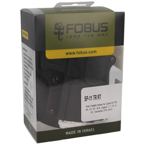 Fobus - OWB Holster Canik, Tisas, Sarsilmaz - Paddle Roto - Right - Black - SP-11 TR RT