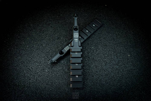 FTCS - Mount for optics behind the AK PMK 2.0 Picatinny riflescope - Black H-146 - No. 18.