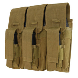 Condor - MOLLE Kangaroo pouch for AK magazines - Triple - Coyote Brown - MA72-498
