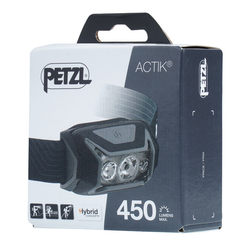 Petzl - Actik LED Head Flashlight - 450 lm - Gray - E063AA00