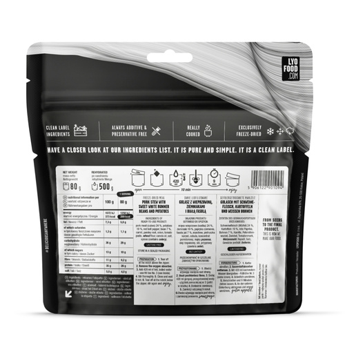 LyoFood - Freeze-Dried Ration Lyo Expedition - Stew Goulash - 500 g