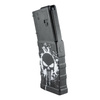MFT - Polymer Magazine Extreme Duty Punisher Skull for AR-15 / M4 - 5,56 x 45 mm/.223 - 30 Rounds - Black - EXDPM556D-PSS-WH