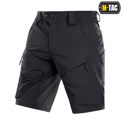 M-Tac - Tactical Shorts Rubicon Flex - 4-Way Stretch - YKK - Black - 20070002