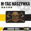 M-Tac - 3D Patch - Bearded Skull - Black / Coyote - 51113205