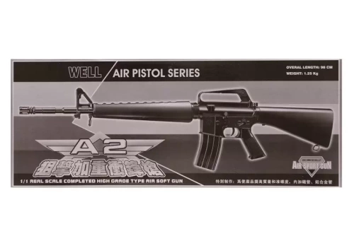 Well - ASG Replica of M16A1 Assault Carbine - 6mm - Spring-loaded - WEL-39-000018