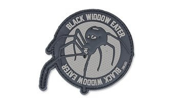 101 Inc. - 3D Patch - Black Widdow Eater - Grey