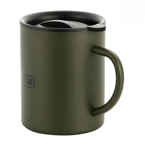 M-Tac - Thermal Mug With Lid - 400 ml - Olive - H0180008