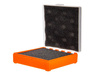 Megaline - Transport Box - 11x11x3.5 cm - Orange-transparent - 607/0002OT