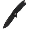 LionSteel - Aluminium Black / Black Blade Folding Knife - ROK A BB