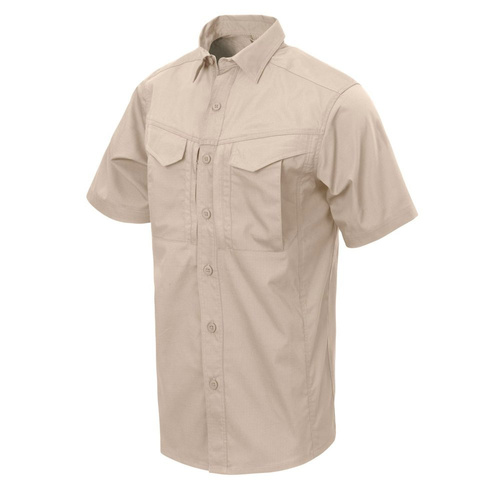 Helikon - Defender Mk2 Shirt - Short Sleeve - PolyCo Ripstop - Khaki - KO-DS2-PR-13