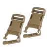Tasmanian Tiger - SR 25 Safety QA buckles - 2 pcs. - Coyote Brown - 7278.346