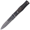 Mikov - Spring Knife Predator Damascus Wildcat Buffalo Horn 241-DR-1/KP - PMC 27 - Black - 129627