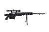 Well - ASG Sniper Rifle Replica MB4411D UPV - 6mm - Spring-loaded - Scope - Bipod - Black - WEL-03-007312