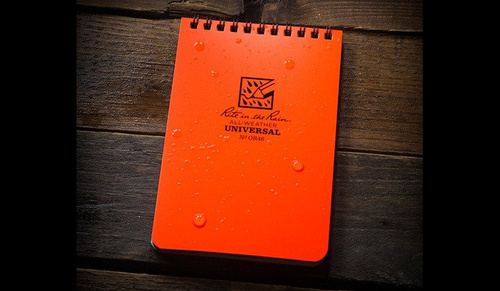 Rite in the Rain - All-Weather Notebook - 4 x 6" - OR46 - Blaze Orange
