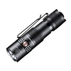 Fenix - Tactical LED Flashlight PD26R ACE with 1600 mAh Battery - 1300 lm - Black - PD26R ACE
