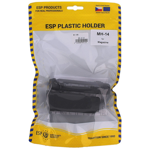 ESP - Plastic Holder for Double Stack 9mm Magazine - UBC-02 Mount - Black - MH-14