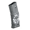 MFT - Polymer Magazine Extreme Duty Punisher Skull for AR-15 / M4 - 5,56 x 45 mm/.223 - 30 Rounds - Black - EXDPM556D-PSS-WH