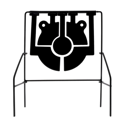 RazorGun - Rotary Shooting Gongs 5-in-1 - Metal - Black - 110506