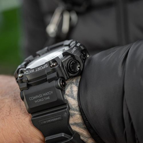 M-Tac - Tactical Watch 2037 - LED - 5 ATM - Black - 50007002