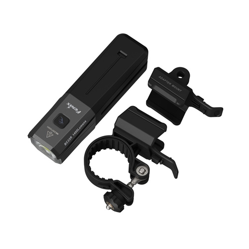 Fenix - LED Front Bicycle Light BC22R - 1400 lm - USB-C - Black - BC22R.11111