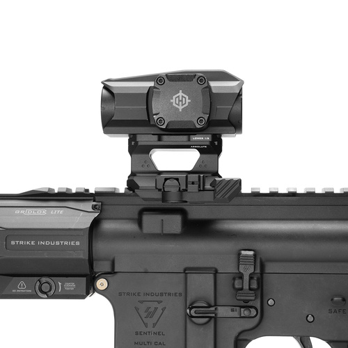 Strike Industries - QD Mount for T1/T2 Collimators - Picatiny - Black - SI-T1-QDRA-BK