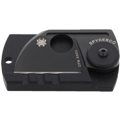 Spyderco - Dog Tag Folder CF/G-10 Laminate Black Knife - C188CFBBKP