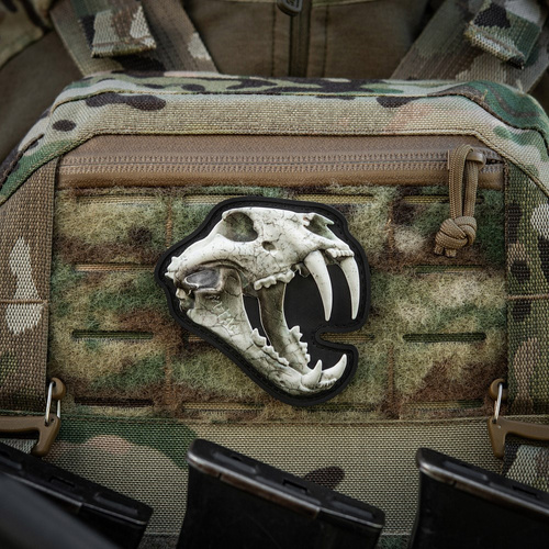 M-Tac - Old Tiger Patch - PVC - White - 51001201