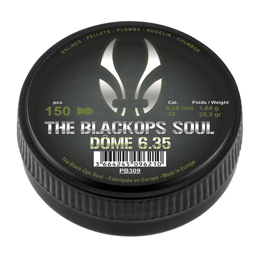 Black Ops - Soul Dome Air Gun Pellets - 6.35 mm - 150 pcs - PB309