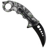 Herbertz Solingen - Karambit Folding Knife Skulls Design - AISI 420 - 572413