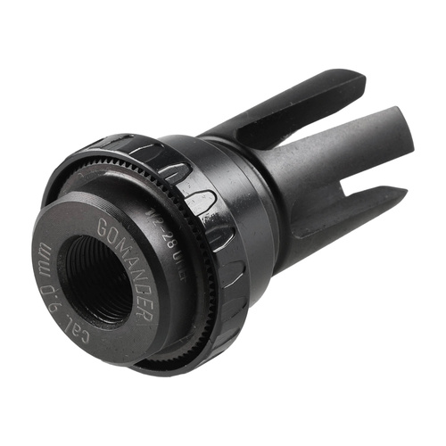 Gomander - Quadron Flame Compensator - 9 mm - 1/2x28 UNEF-9 - Black - TB0.10174