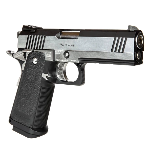Tokyo Marui - Replica ASG of the Pistol Hi-CAPA Custom - Black/Silver - TMR-02-029604