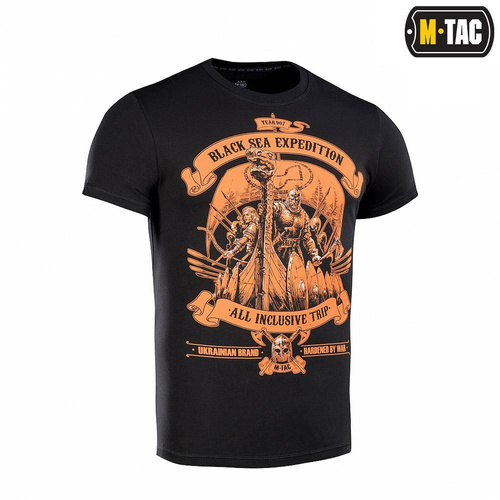 M-Tac - Men's Black Sea Expedition T-Shirt - Black - 80025002