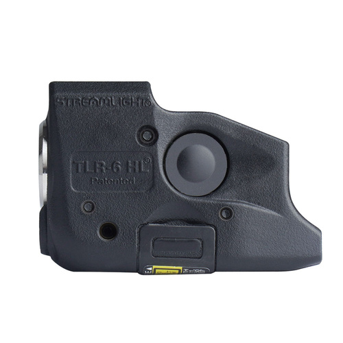 Streamlight - Tactical Weapon Flashlight with Laser TLR-6 HL G - Glock Rail Mount - Black - L-69353