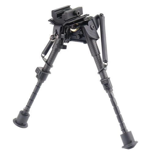 Rokstad - Carbon Fiber Spring Bipod - Swivel - 155-230 mm - Harris / Picatinny - RSCFS-06