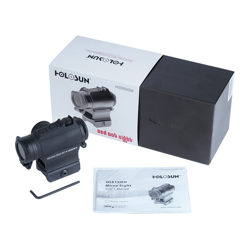 Holosun - Red Dot Sight HS515GM - Multi Reticle - Black - HS515GM