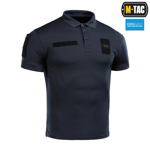 M-Tac - Polo Shirt Elite Tactical Coolmax - Dark Navy Blue - 80010015