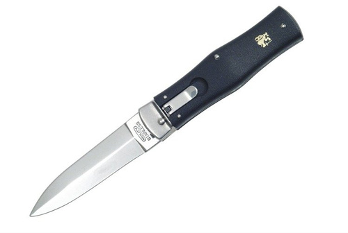 Mikov - Automatic spring knife Predator ABS Black - 241-NH-1/KP