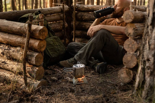 Esbit - Tourist Pot with Lid - Stainless Steel - 625 ml - PT625ST