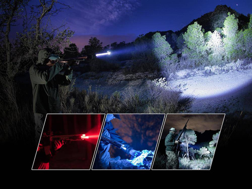 Fenix - LED Flashlight -1500 Lumen - 5000 mAh - 21700 Battery - HT18