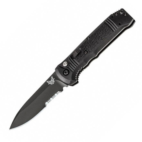 Benchmade - Automatic Folding Knife Casbah - Serrated - S30V - 4400SBK