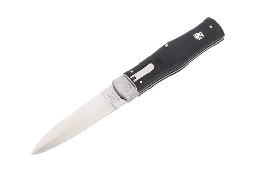 Mikov - Automatic spring knife Predator ABS Black - 241-NH-1/KP