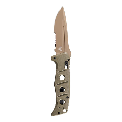 Benchmade - Folding Knife Military Auto Adamas - CPM CruWear - Olive Drab - 2750SFE-2