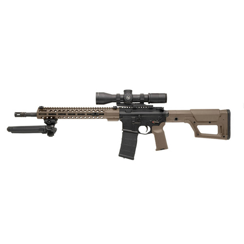 Magpul - PRS® Lite Precision-Adjustable Stock for AR10 / AR15 / M4 / M16 / M110 / SR25 -  Flat Dark Earth - MAG1159-FDE