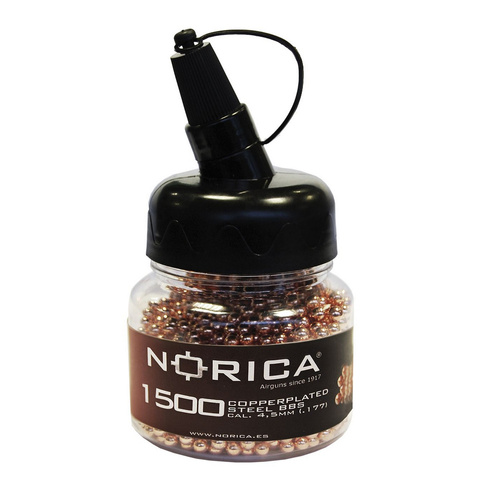 Norica - Copper Plated Airgun Pellets - 1500 pcs. - 4.5 mm - 197.00. 101